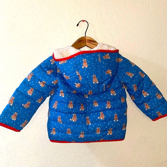 mini Boden Hooded Puffer Jacket - Picture 2 of 8